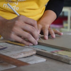 C. Sampler Class - Wheel Throw Cup + Hand Build Tea Jug : Ice Tea Dreams
